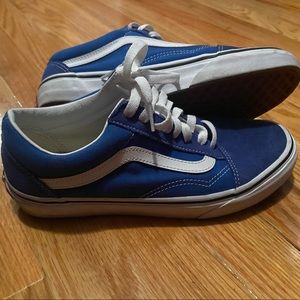 VANS Blue Low Tops